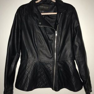 PLUS SIZE Forever 21 leather jacket